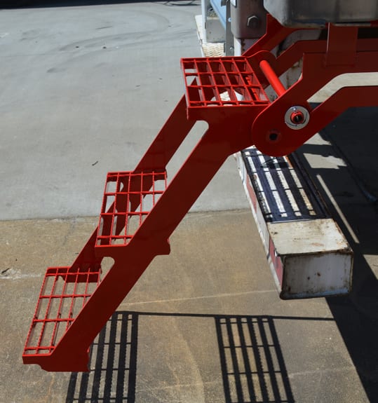 Bustin Slide Away Step System from Safe Fleet Truck & Trailer